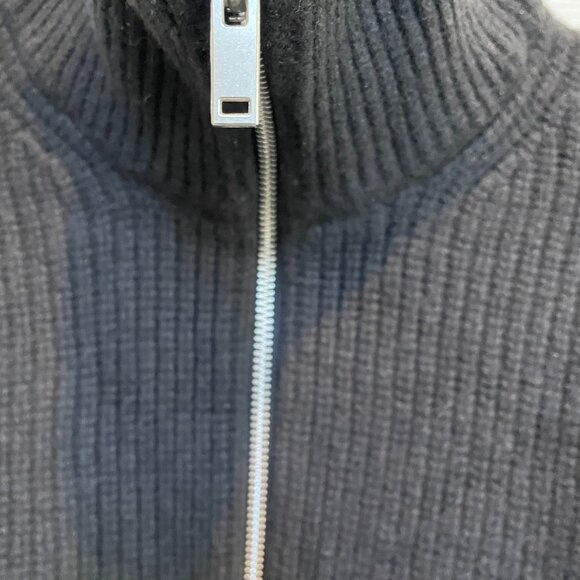 Everlane Women's The Half-Zip Luxe Merino Wool Sweater Sz M #635 - Picture 5 of 6